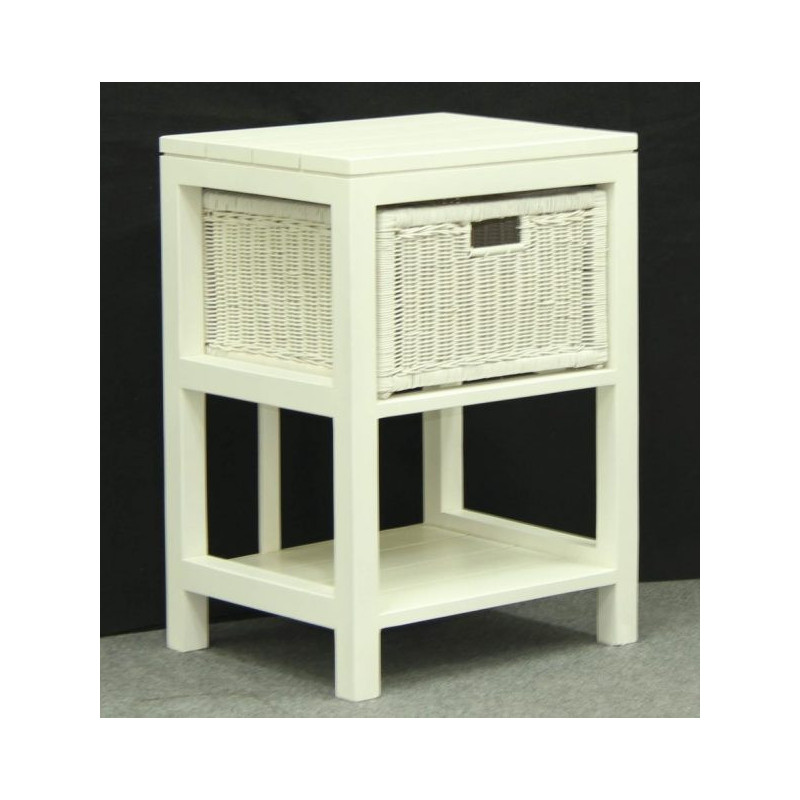 CT 1 Drawer Rattan Lamp Table