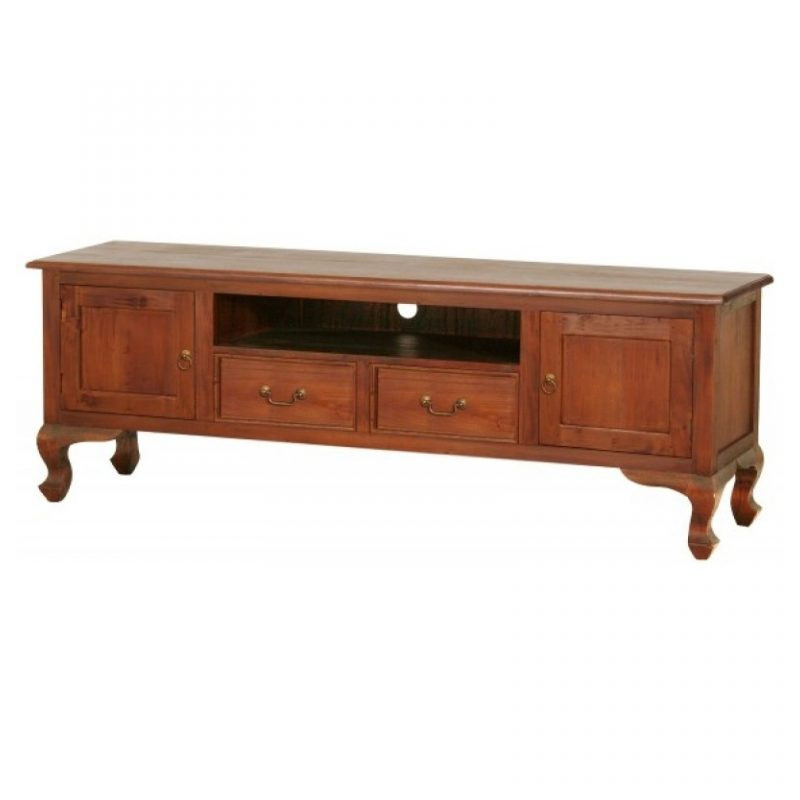 CT 2 Door 2 Drawer Queen Ann Entertainment Unit