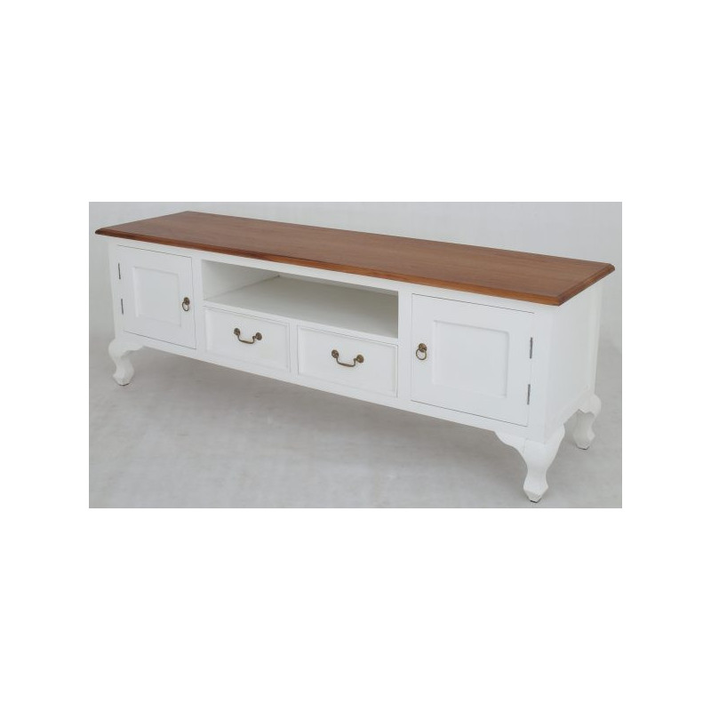 CT 2 Door 2 Drawer Queen Ann Entertainment Unit