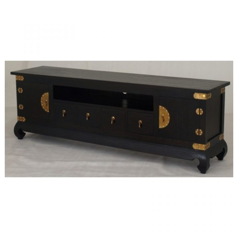 CT 2 Door 4 DVD Drawer Chinese Low Entertainment Unit