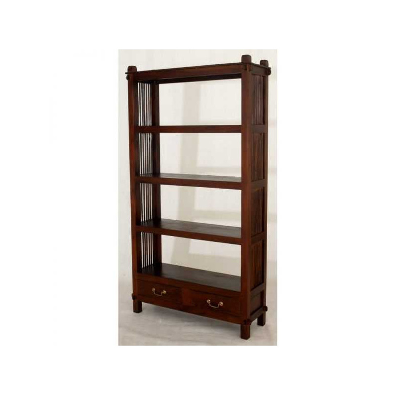 CT 2 Drawer Diamond Open Bookcase