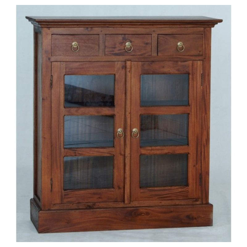 CT 3 Drawer Small Display Cabinet