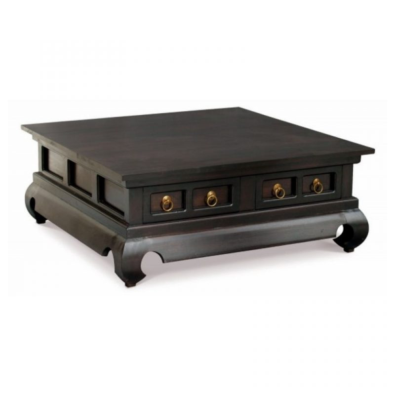 CT 4 Drawer Opium Leg Coffee Table 100 x 100