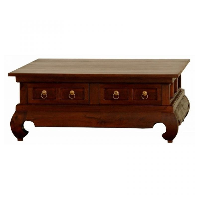 CT 4 Drawer Opium Leg Coffee Table 100 x 100