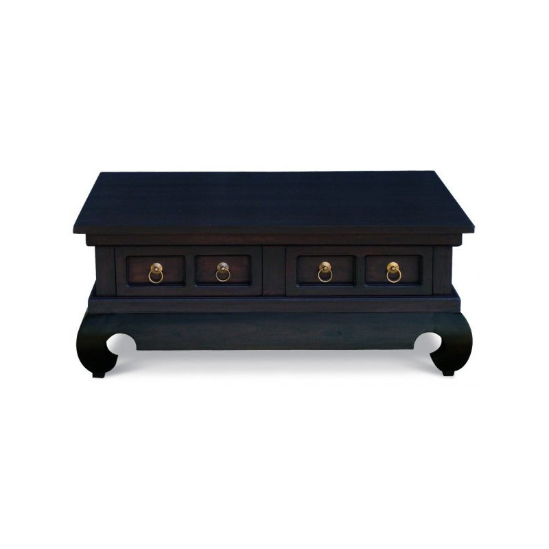 CT 4 Drawer Opium Leg Coffee Table 100 x 80cm