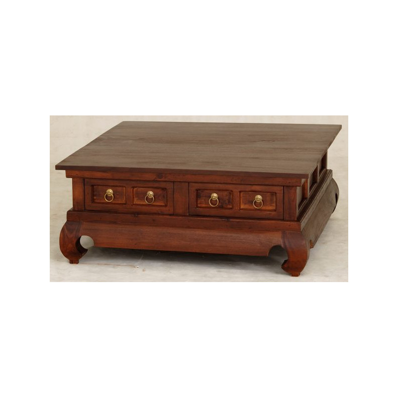 CT 4 Drawer Opium Leg Coffee Table 100 x 80cm
