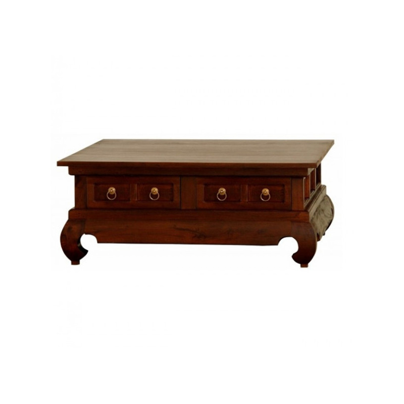 CT 4 Drawer Opium Leg Coffee Table 100 x 80cm