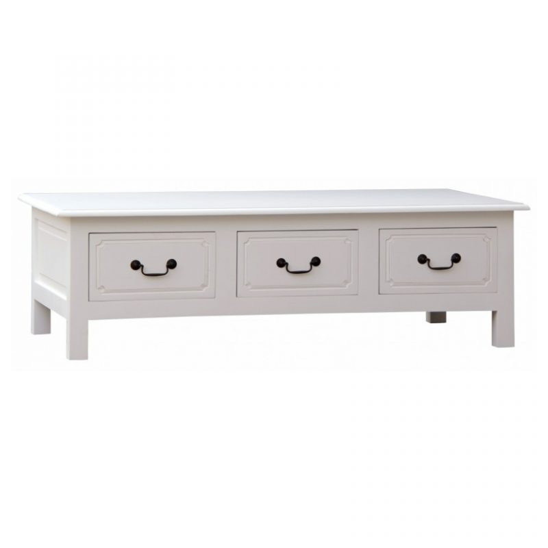 CT 6 Drawer Straight Leg Coffee Table