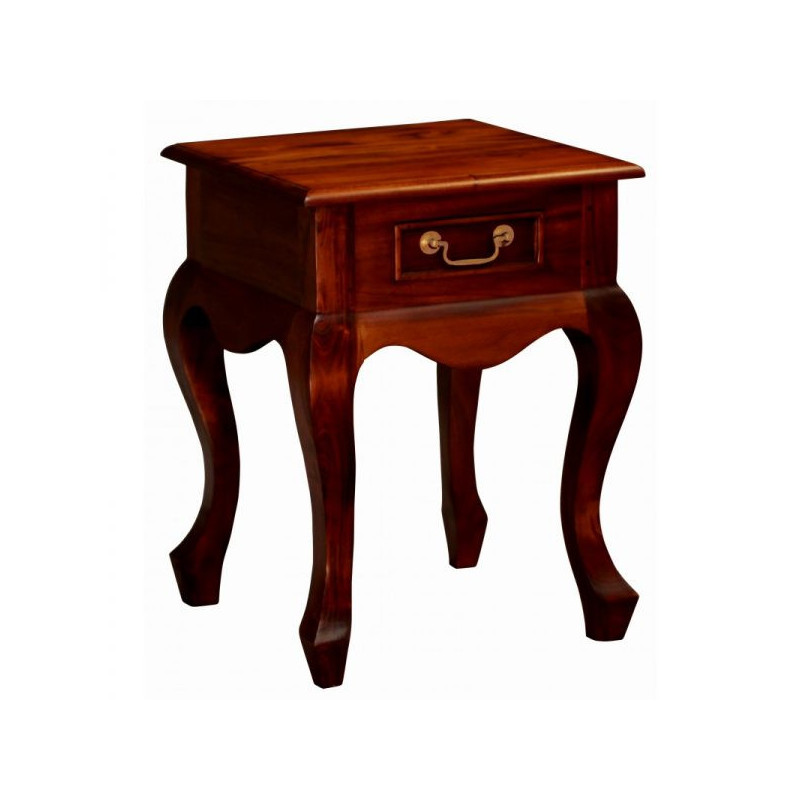 CT Queen Ann 1 Drawer Lamp Table
