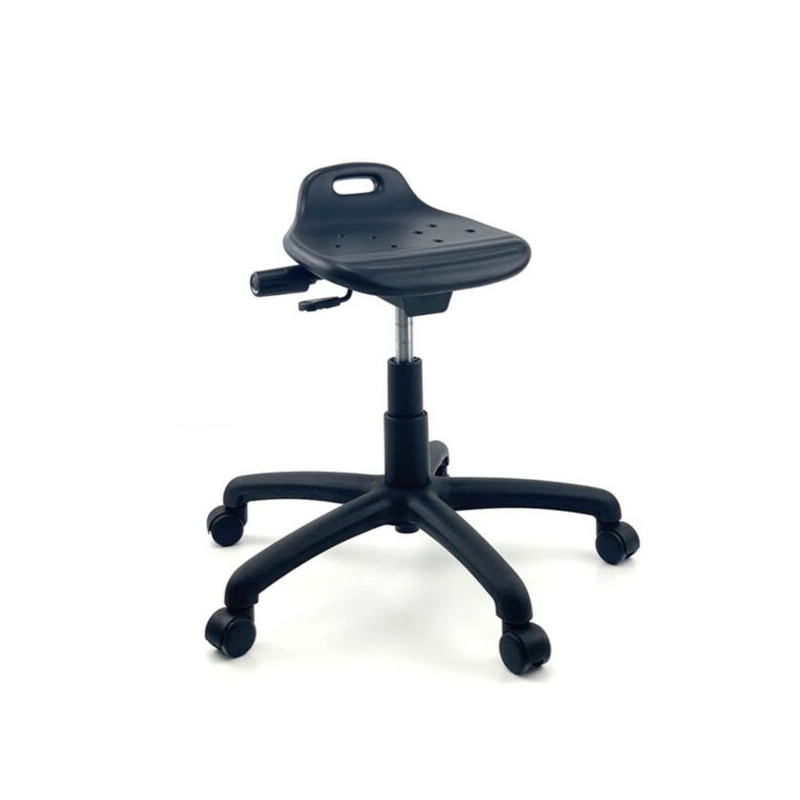 CURRIE Sit-Stand Office Lab Stool Nylon Base