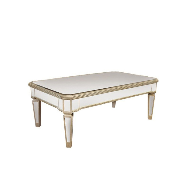 DA Antique Mirror Coffee Rectangular Table