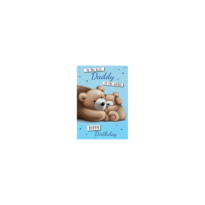 Daddy Bear Hugs Greeting Card