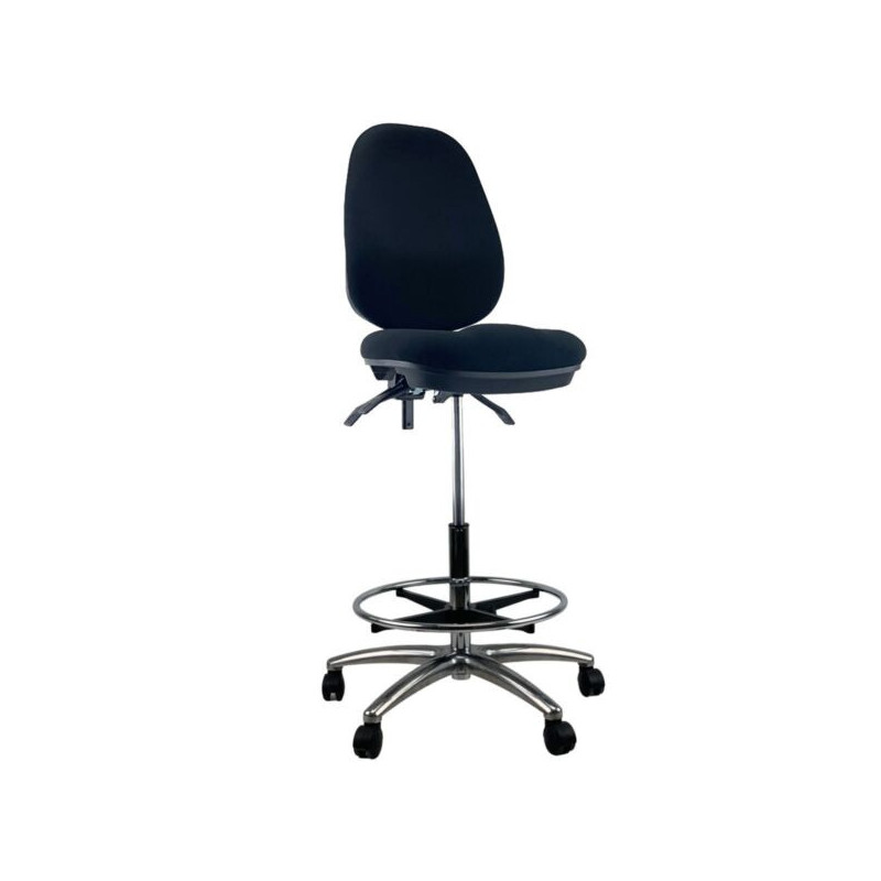 DAZE High Back Chrome Base Drafting Office Chair