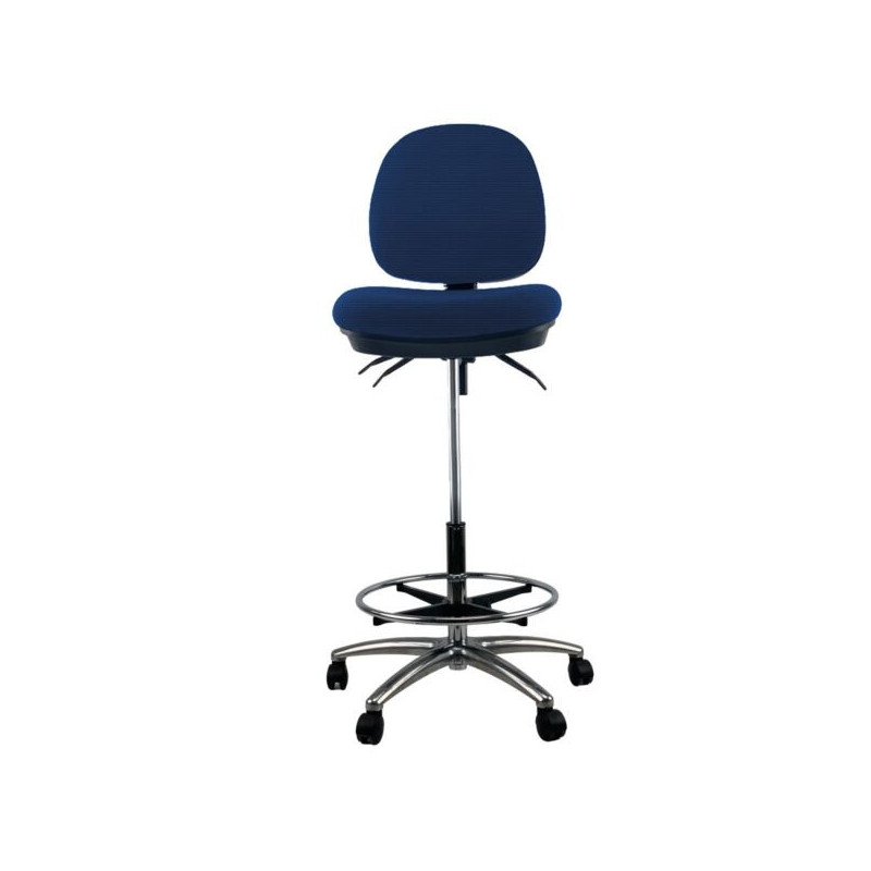 DAZE Medium Back Chrome Base Drafting Office Chair