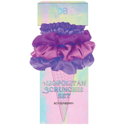 DB Cosmetics Neapolitan Scrunchie Set Boysenberry