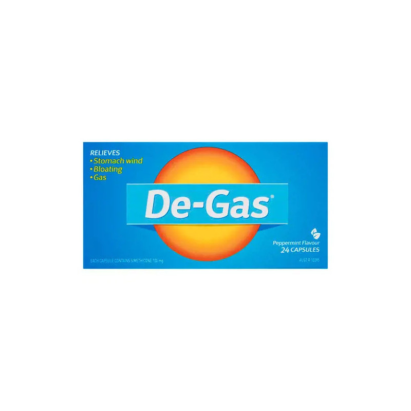 De-Gas 100mg 24 Capsules
