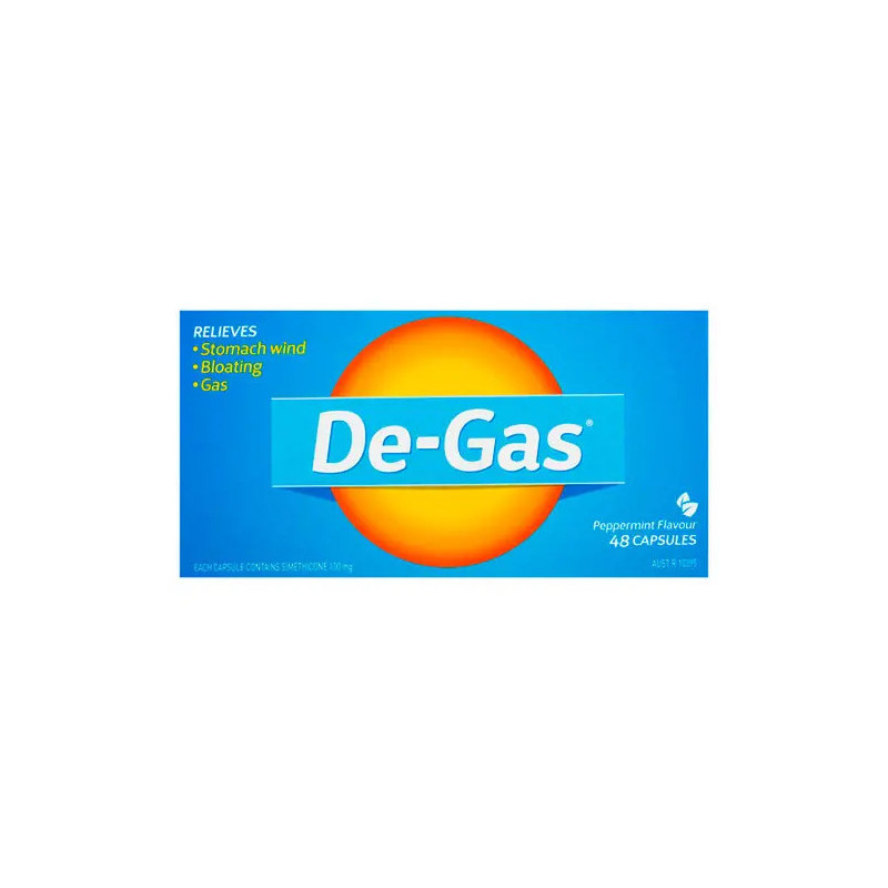 De-Gas 100mg 48 Capsules