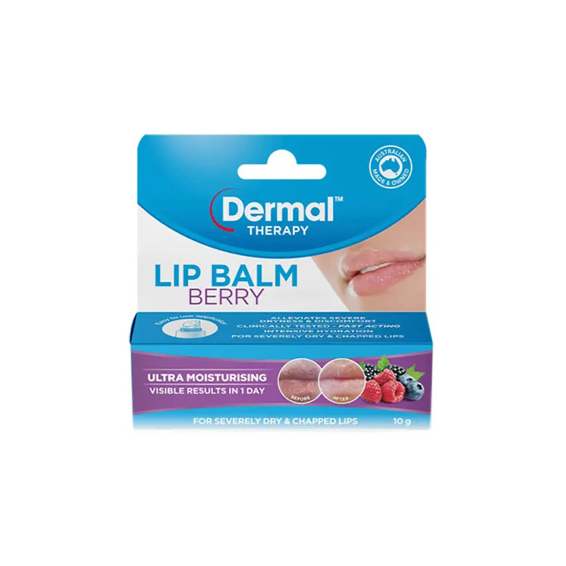 Dermal Therapy Lip Balm Berry 10g