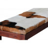 CT 2 Seater Goat Leather Bench