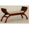 CT Upholstered 2 Seater Stool
