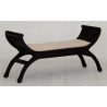 CT Upholstered 2 Seater Stool