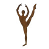 Ballet Dancer 3 Magnet Garden Art