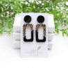 'Night breeze' dangle earrings