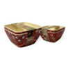 BOWLS, BAMBOO ENVIROWARE SET OF 2 LUTHER CORA DRY