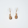 18K Gold Plated Cowri Shell Hoops