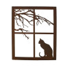 Cat on A Windowsill Wall Art