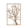 Bird Metal Garden Wall Art Panel Three