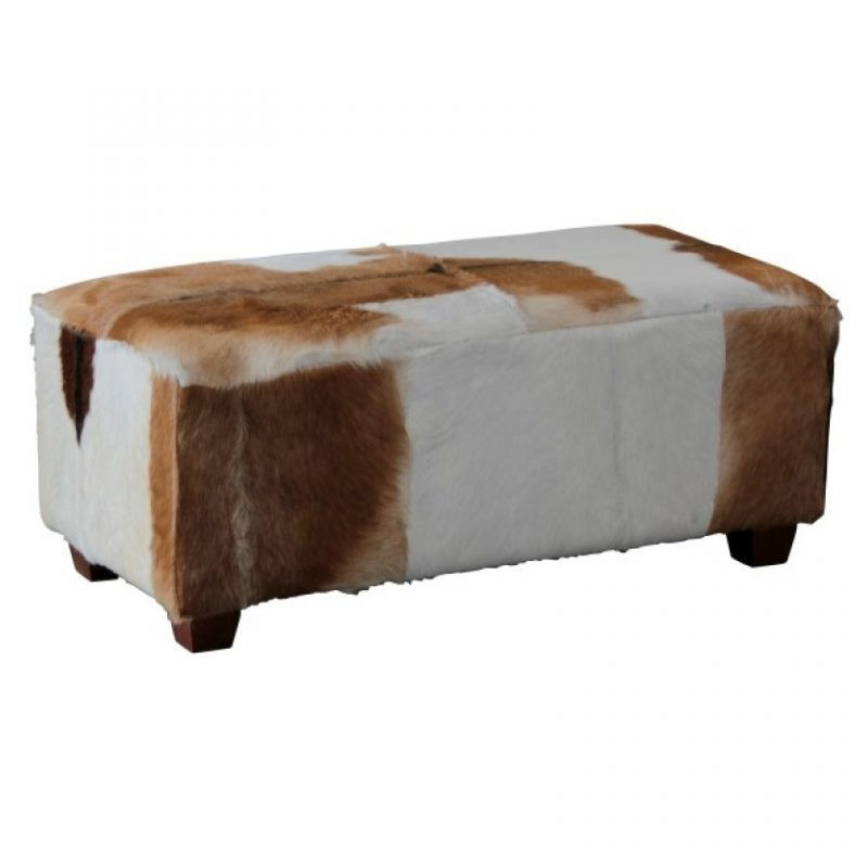 CT Ryno Goat Leather Stool Large