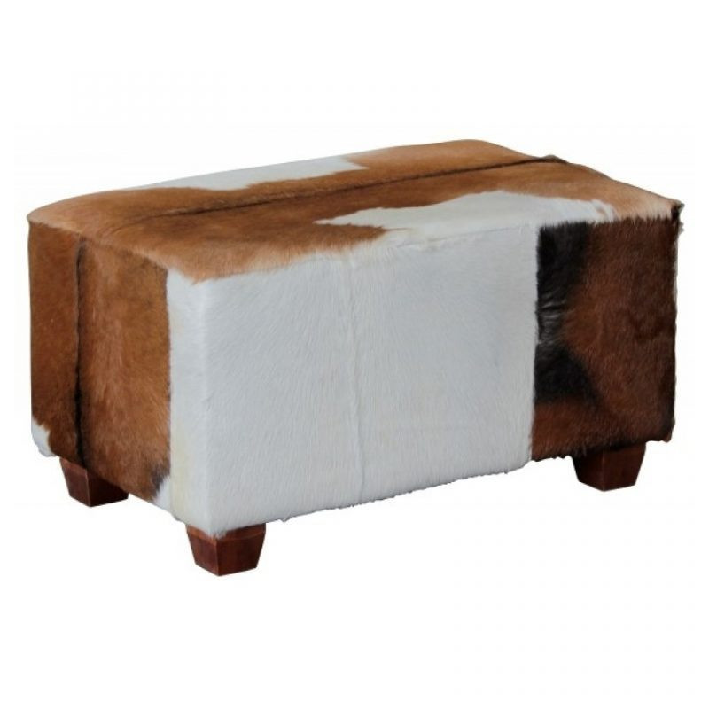CT Ryno Goat Leather Stool Small