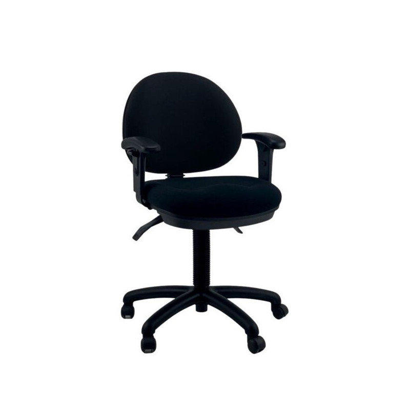 DEWEY Medium Back Adjustable Arms Handwheel School Office Chair
