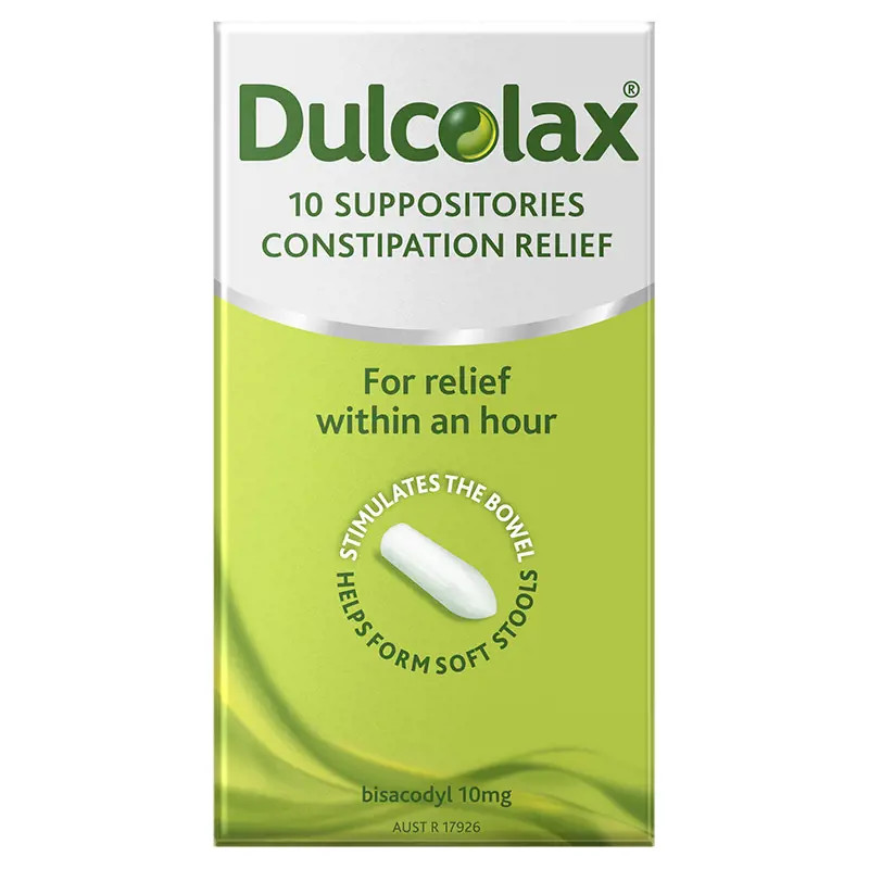 Dulcolax Suppositories 10mg 10 Pack