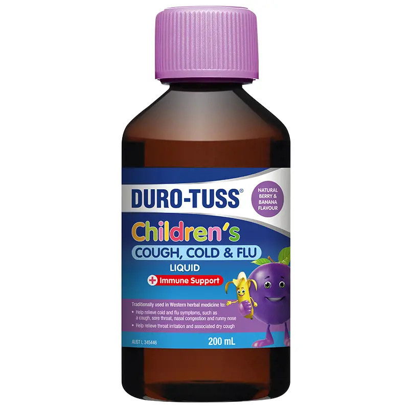 Duro-Tuss Children's Cough, Cold & Flu Liquid 200ml