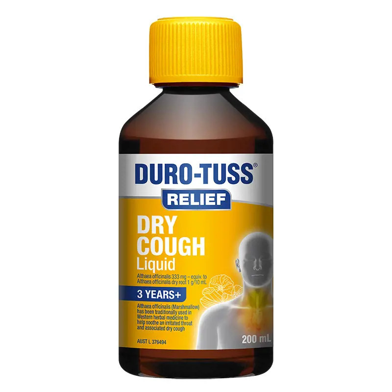 Duro-Tuss Herbals Dry Soothing Chest Support Liquid 200ml