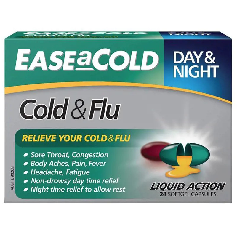 Ease a Cold Cold & Flu Day & Night 24 Capsules
