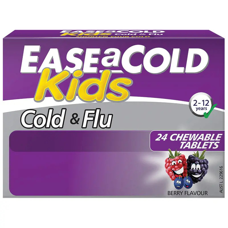 Ease A Cold Cold & Flu Kids 24 Chewable Tablets