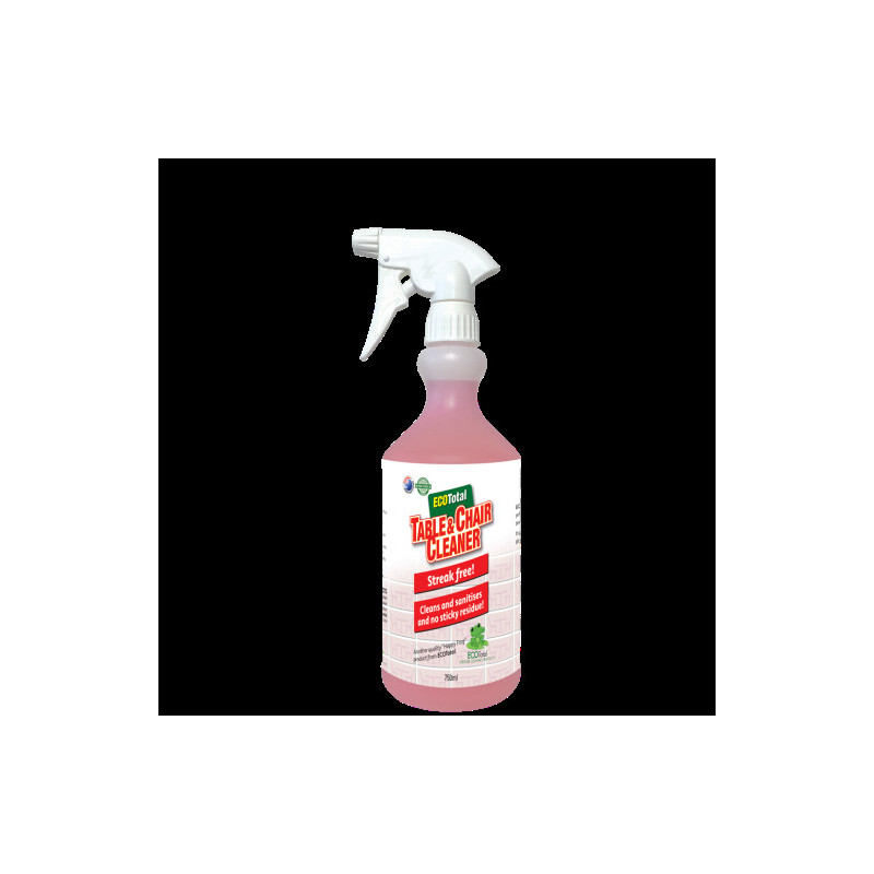Ecototal Table and Chair Cleaner 750ml Refillable