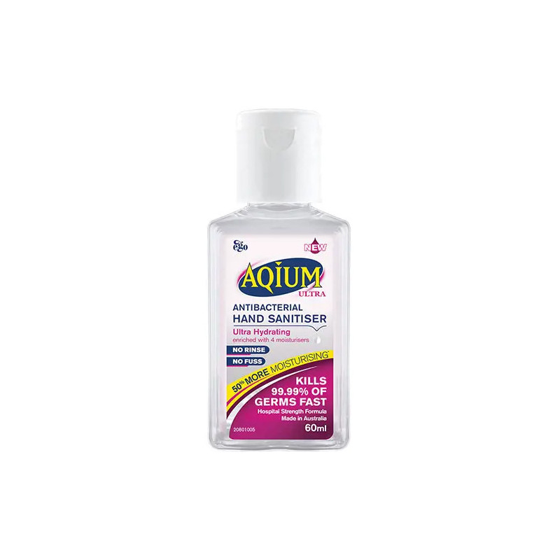 Ego Aqium Hand Sanitiser Ultra 60ml