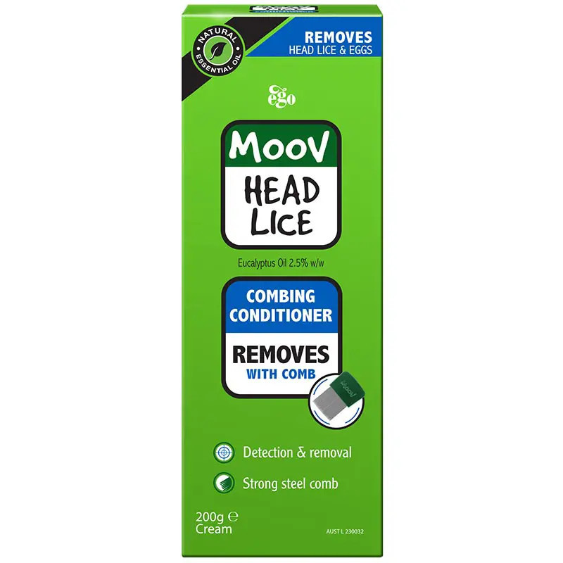 Ego MOOV Head Lice Conditioner with Comb 200g