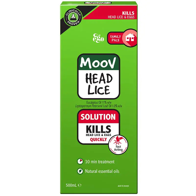 Ego MOOV Head Lice Solution 500ml