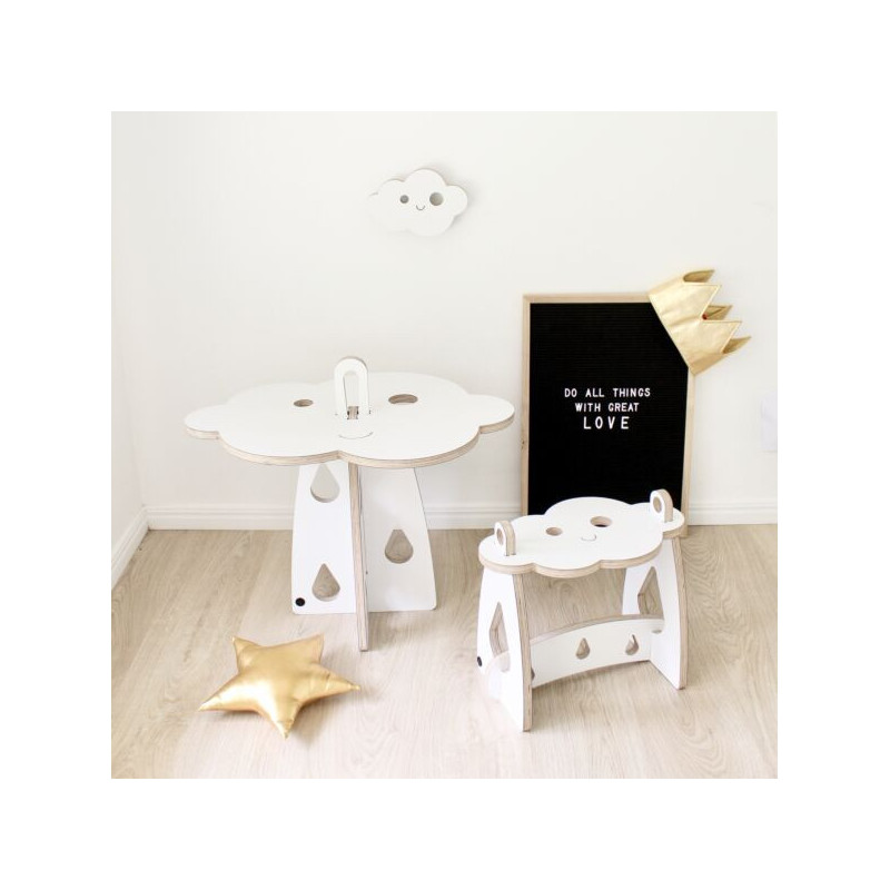 Ekokids Kloud Table & Stool