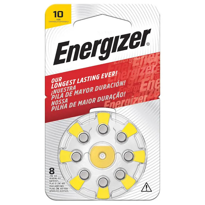 Energizer Hearing Aid Az10 P/S 8 Pack