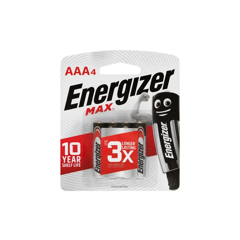 Energizer Max AAA 4 Pack