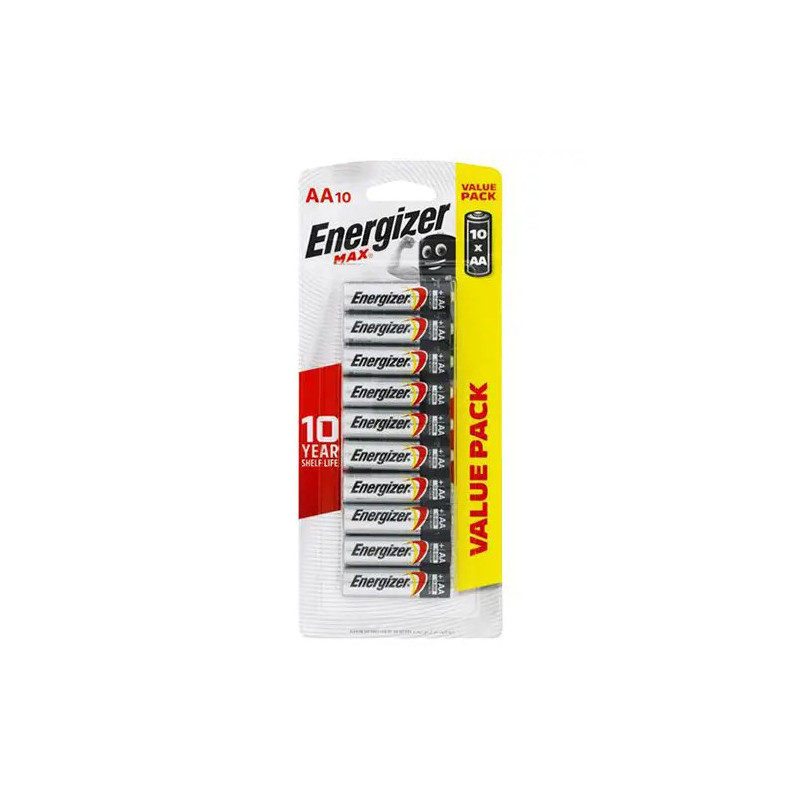 Energizer Max E91 AA 10 Pack