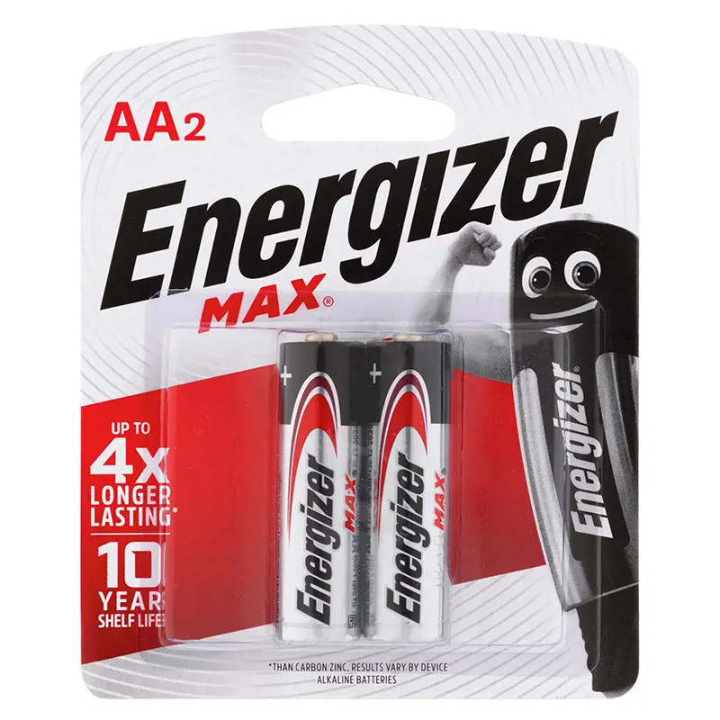 Energizer Max E91 AA 2 Pack