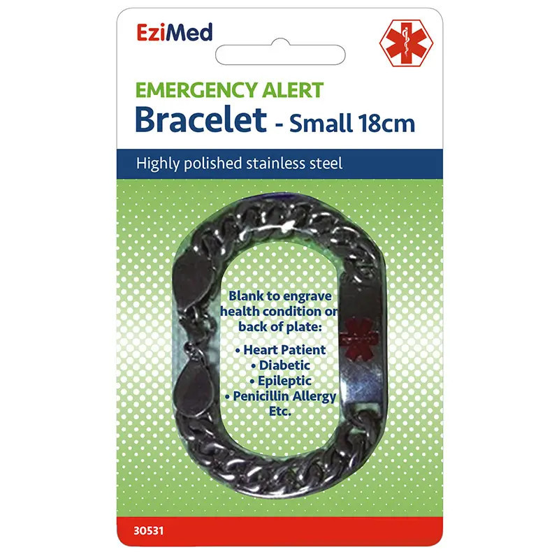 EziMed Emergency Alert Bracelet Small 18cm