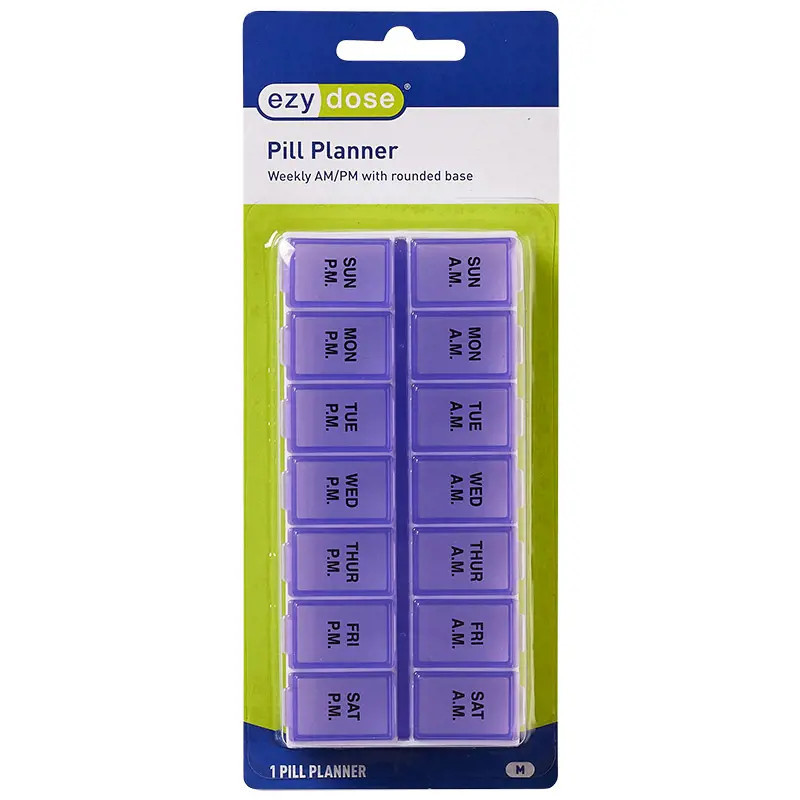 Ezy Dose Pill Planner Weekly Am/Pm - Medium